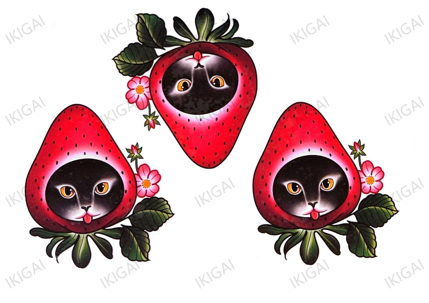 Strawberry Kittens