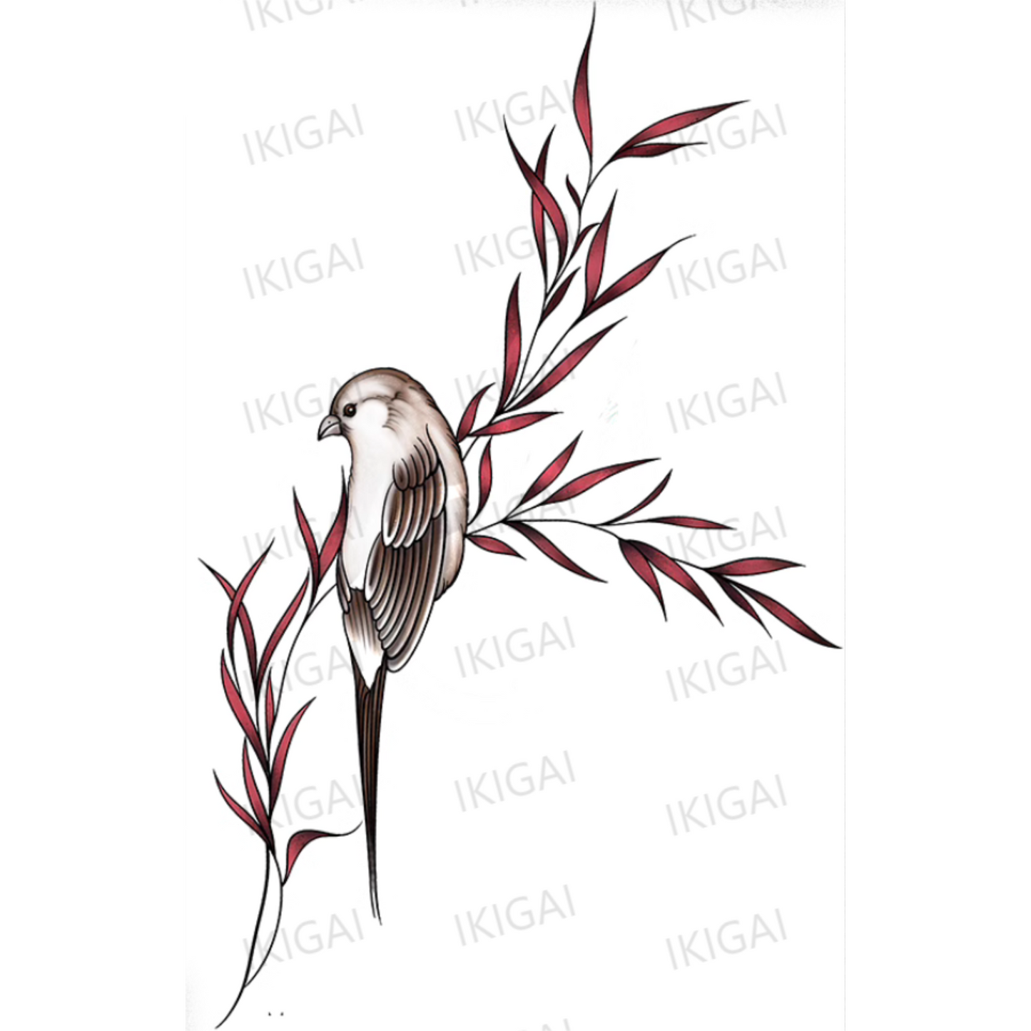 Bird with Branches